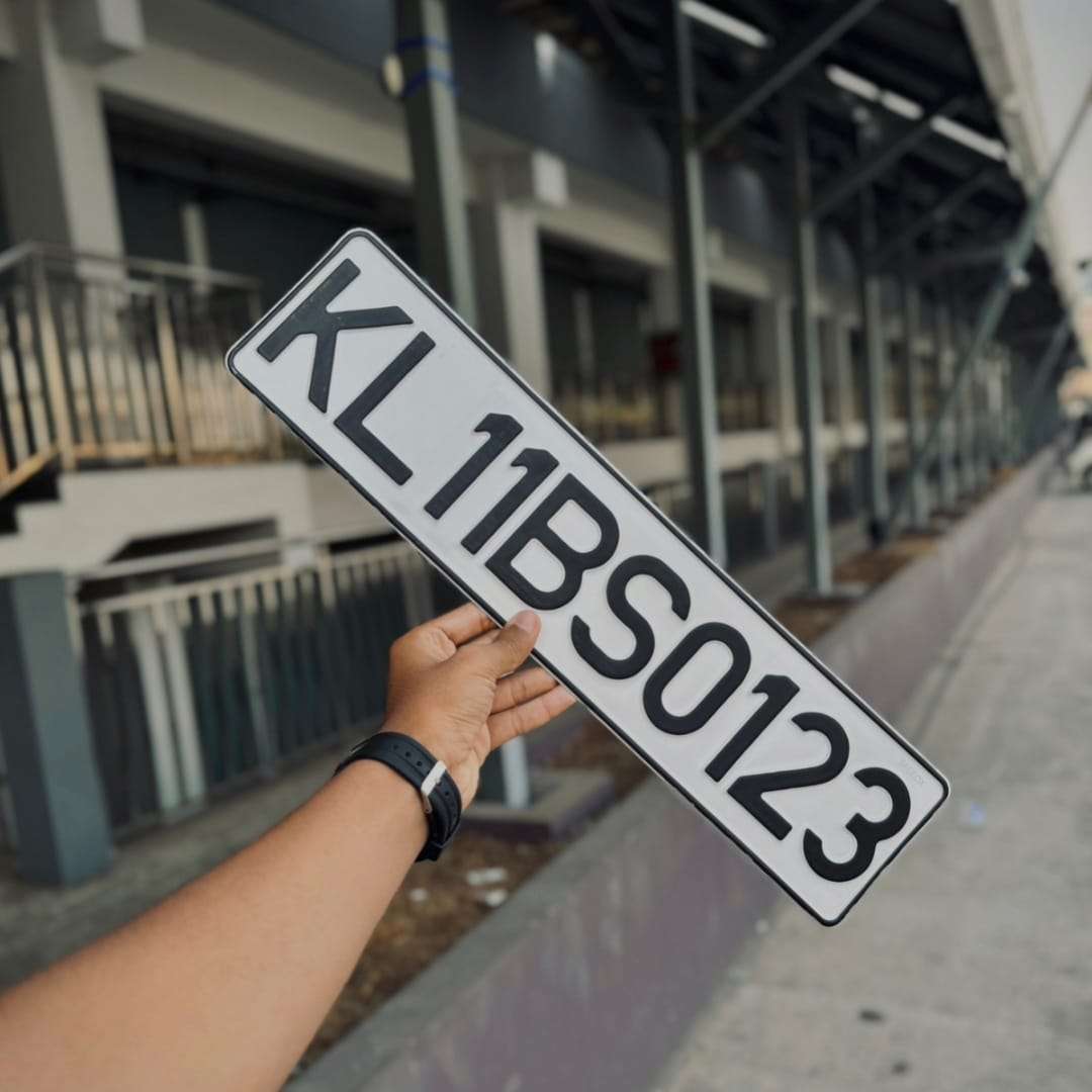 Custom sized SPEED X Number Plates