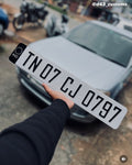 Customised Car Classic Number Plates with IND